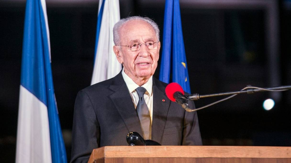 Shimon Peres, le 14 novembre 2015 à Tel Aviv.
