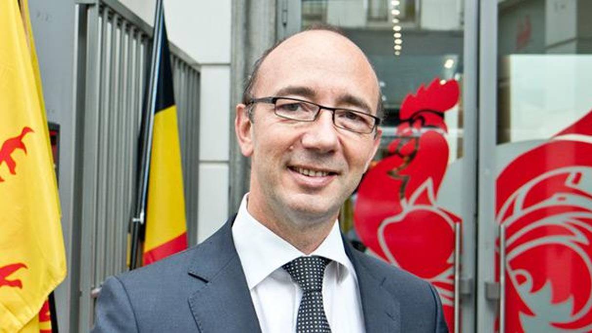 Le ministre président de la fédération Wallonie Bruxelles, Rudy Demotte.
