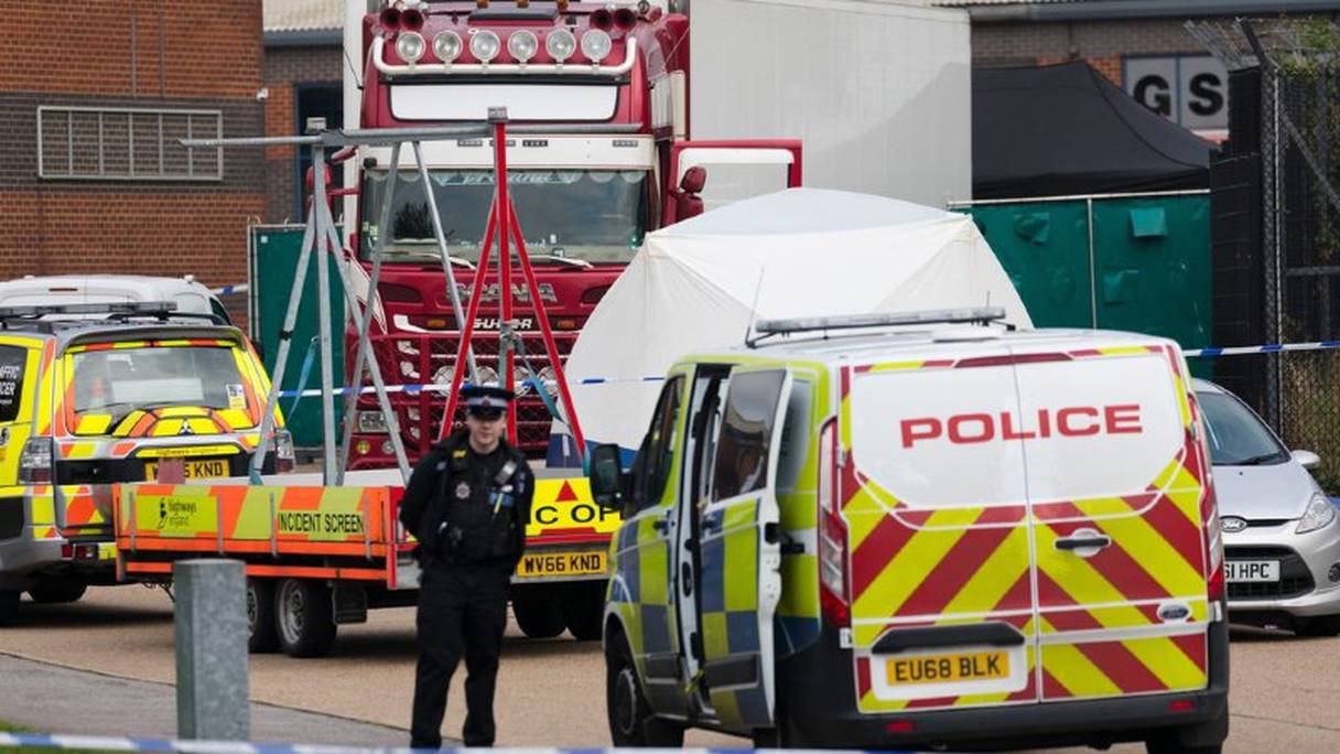 Le camion avait été découvert le 23 octobre 2019 près de Londres. 
