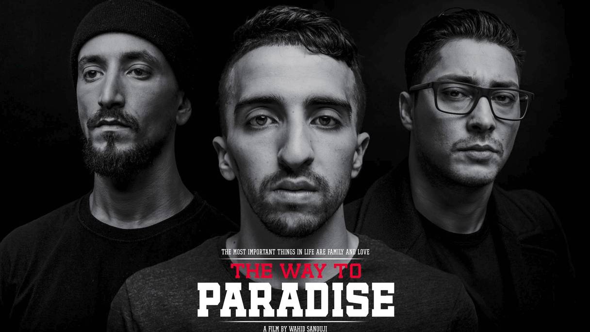 Affiche du film "The way to paradise", du réalisateur Marocain Wahid Snouji.
