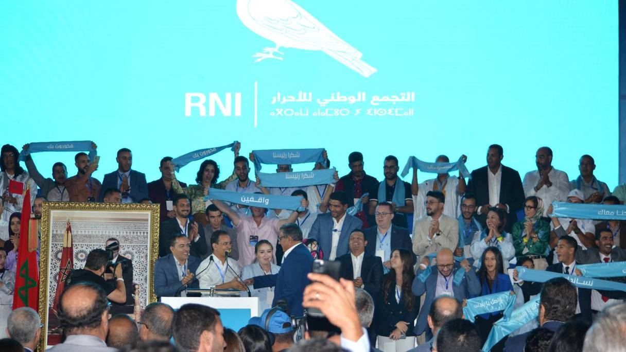 Ouverture des travaux de la quatrième édition de l’Université d’été des jeunes du RNI, le 9 septembre 2022 à Agadir, sous le thème du «renforcement des piliers de l’Etat social: contraintes d’activation et engagement ferme du gouvernement».
