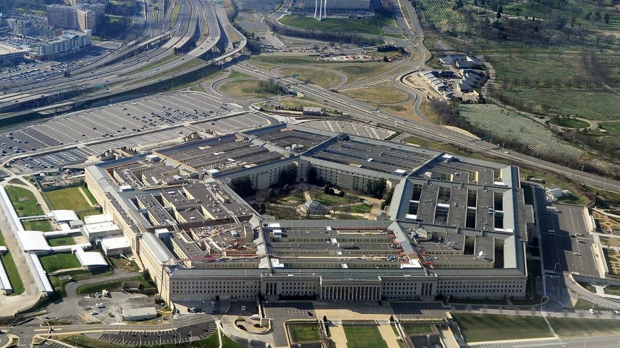 Le bâtiment du Pentagone à Washington, DC, photographié le 26 décembre 2011. 

