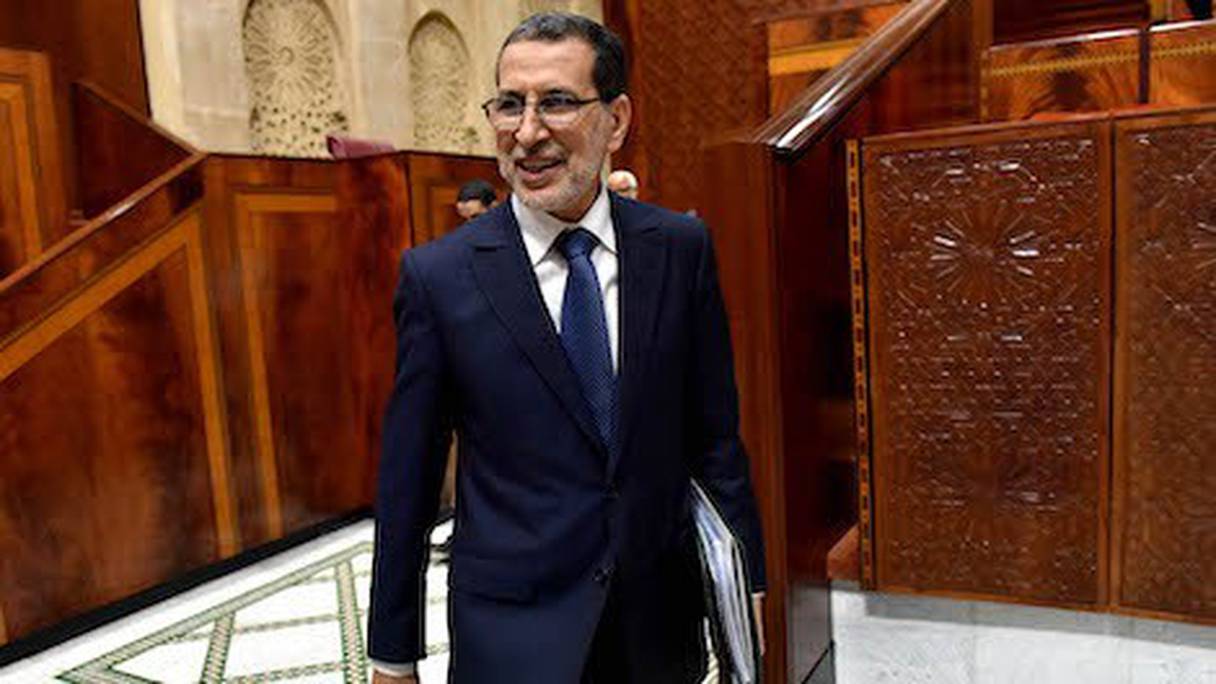 Le chef du gouvernement, Saâd-Eddine El Othmani, au Parlement.
