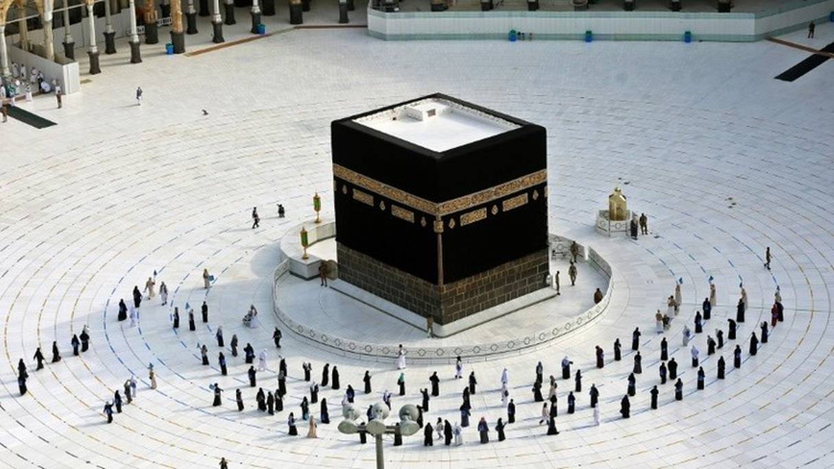 Seuls quelques milliers de fidèles ont été autorisés à participer au Hajj en 2020. 
