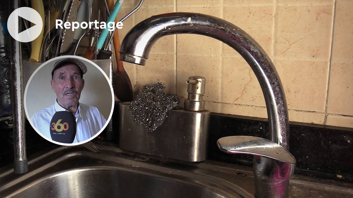Les habitants du quartier «Trifa 2», situé à Saïdia, sont en colère, à cause de leurs robinets régulièrement à sec depuis le jour de Aïd al-Adha, le 10 juillet 2022.
