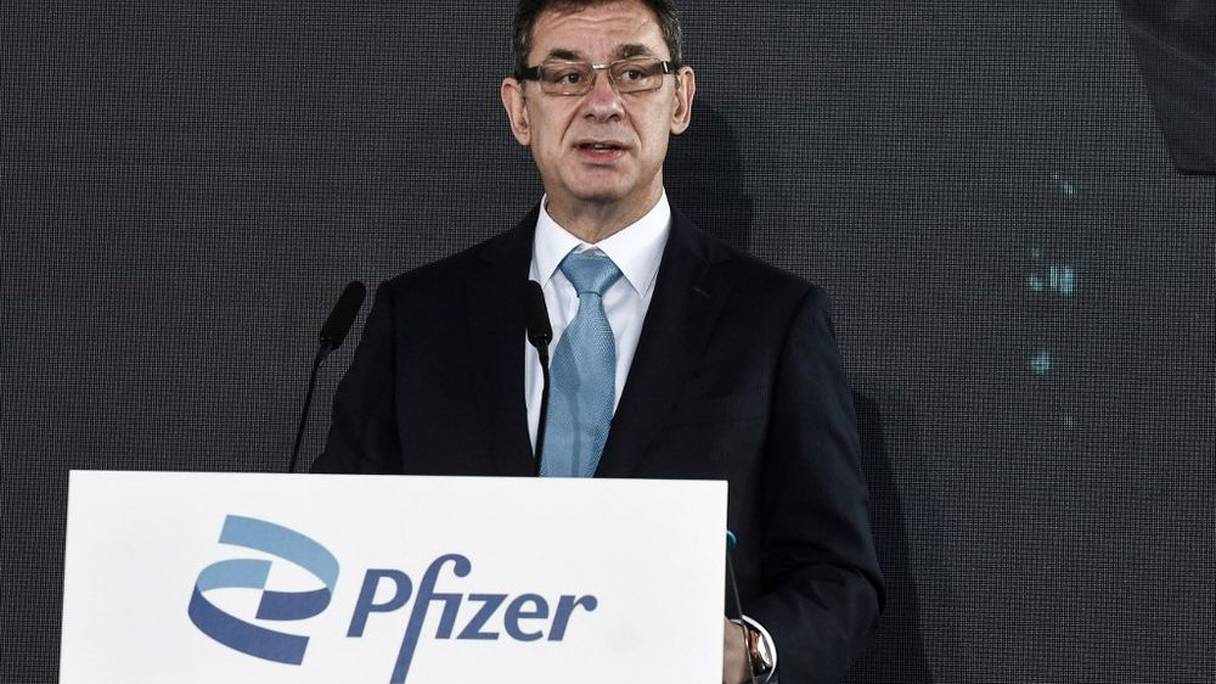 Albert Bourla, PDG de Pfizer. 
