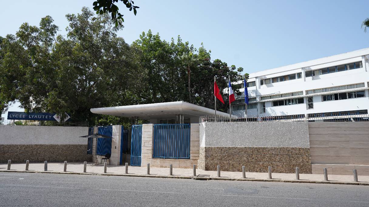 Le lycée français Lyautey de Casablanca.
