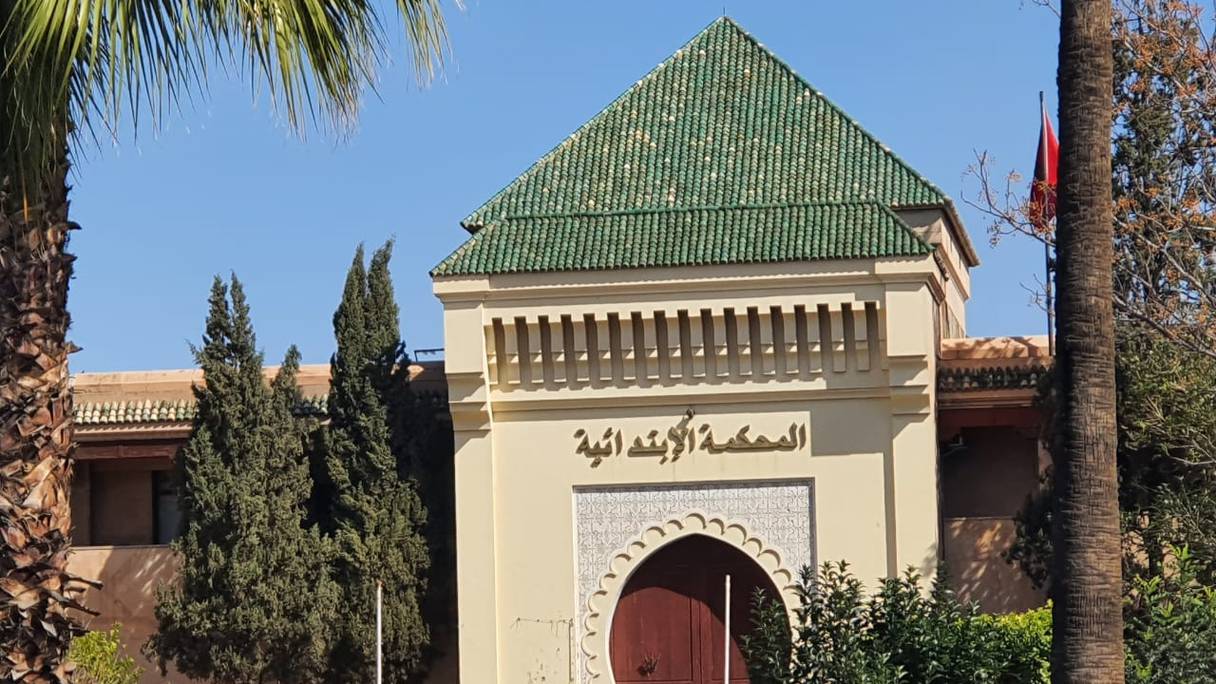 Le tribunal de première instance de Marrakech.
