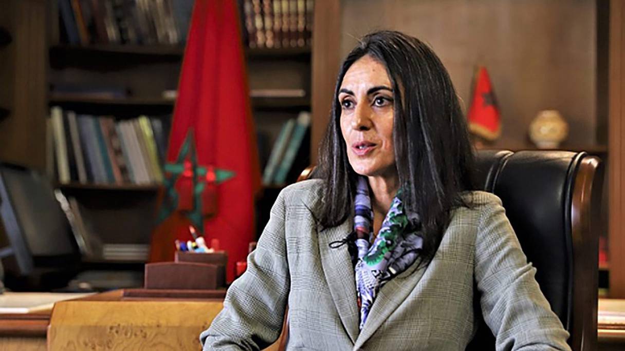 Nadia Fettah Alaoui, ministre du Tourisme, de l’Artisanat, du Transport aérien et de l’Economie sociale.
