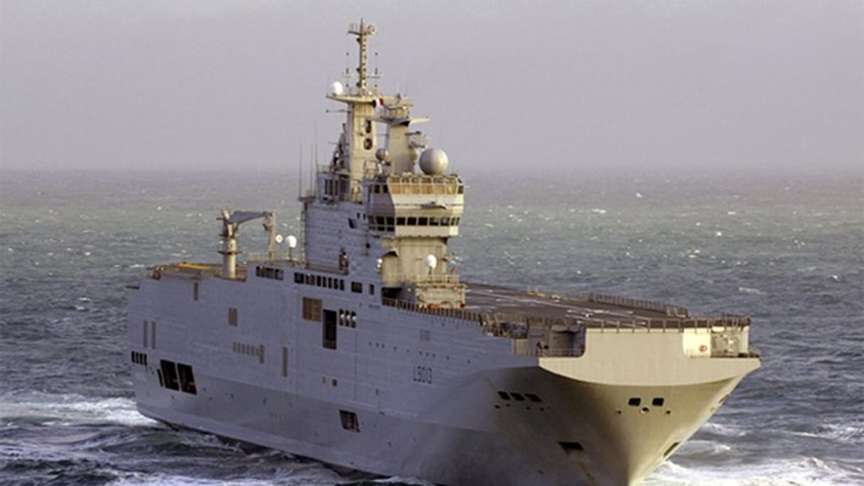 Un navire des forces de l'OTAN.
