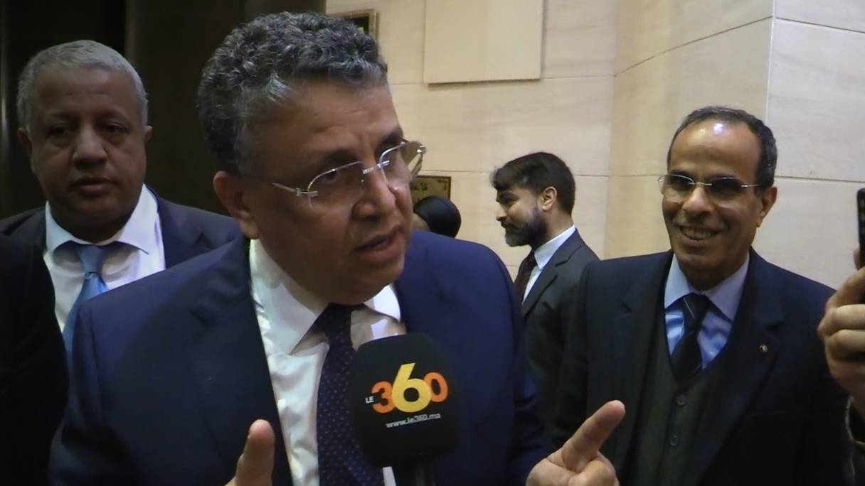 Abdellatif Ouahbi, ministre de la Justice, dans un entretien avec Le360, mardi 3 janvier 2023.

