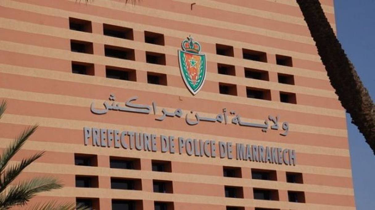 La préfecture de police de Marrakech.
