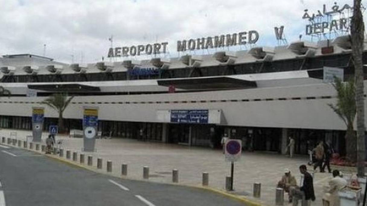 L'aéroport Mohammed V, à Nouaceur. 
