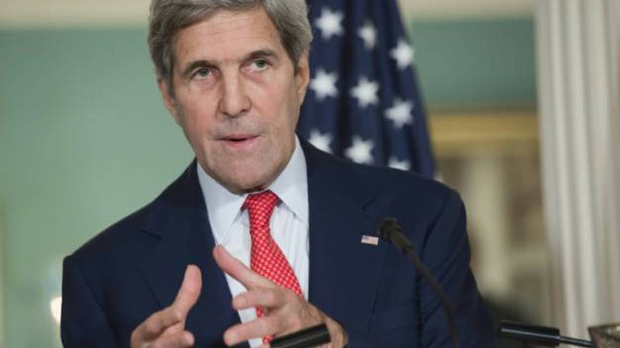 Le secrétaire d'Etat américain John Kerry, à Washington le 1er août 2016 (Archives).
