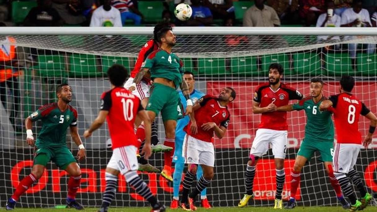 Le quart de finale de la CAN 2017 entre le Maroc et l'Egypte. 
