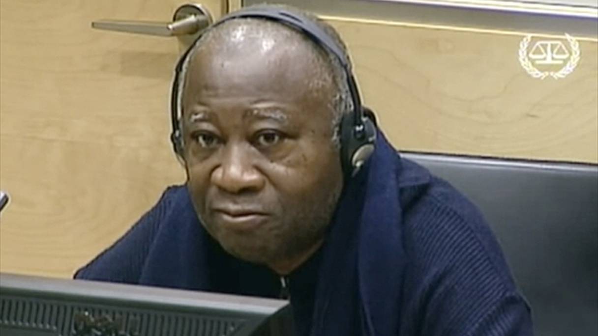 L'ex-président Laurent Gbagbo à la CPI.
