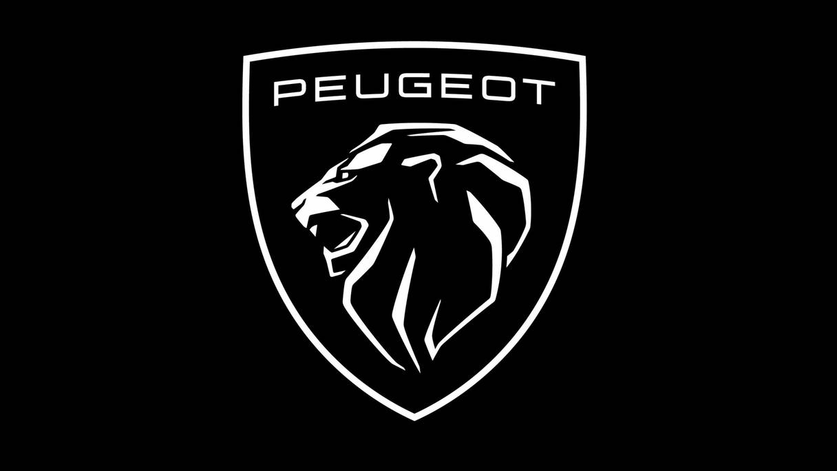 Logo de la marque automobile Peugeot.
