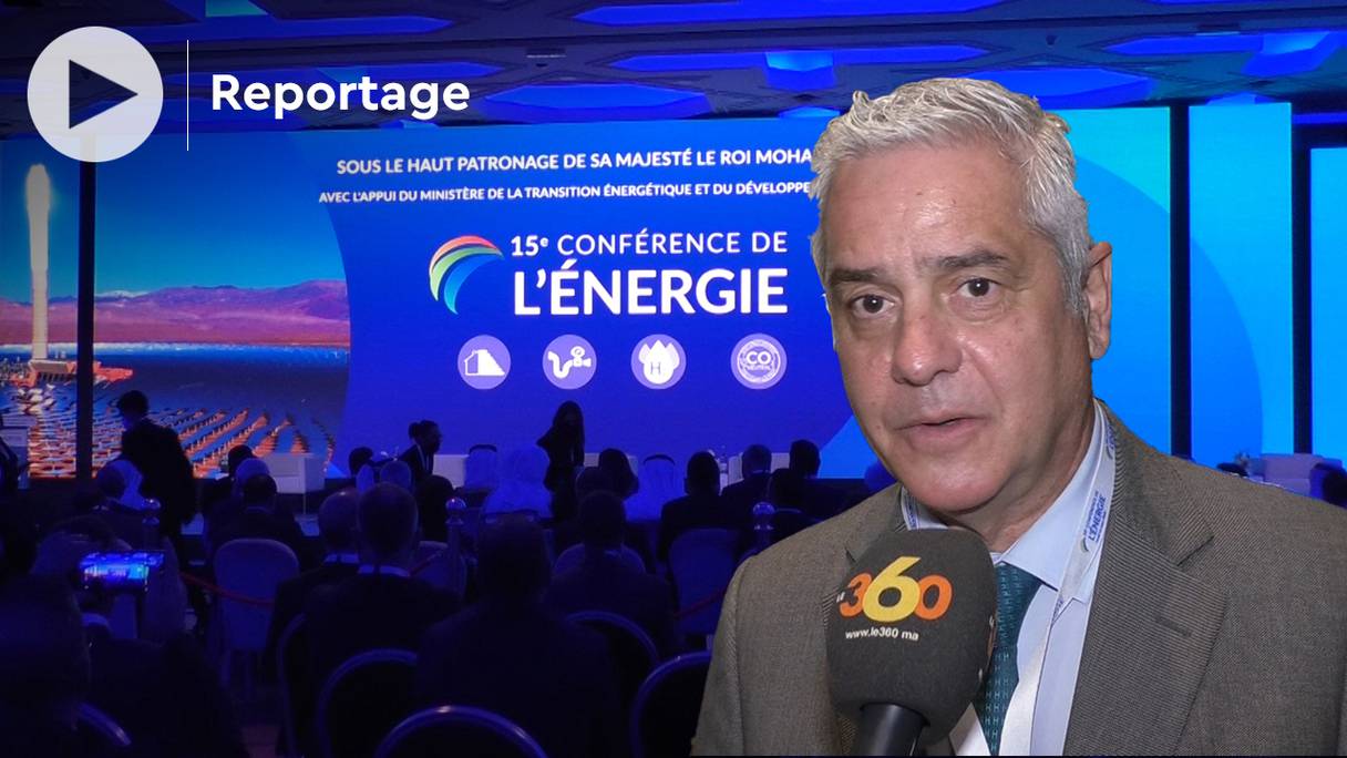 Saïd Mouline, directeur général de l'AMEE, lors de la 15e édition de la Conférence de l’énergie, à Rabat.
