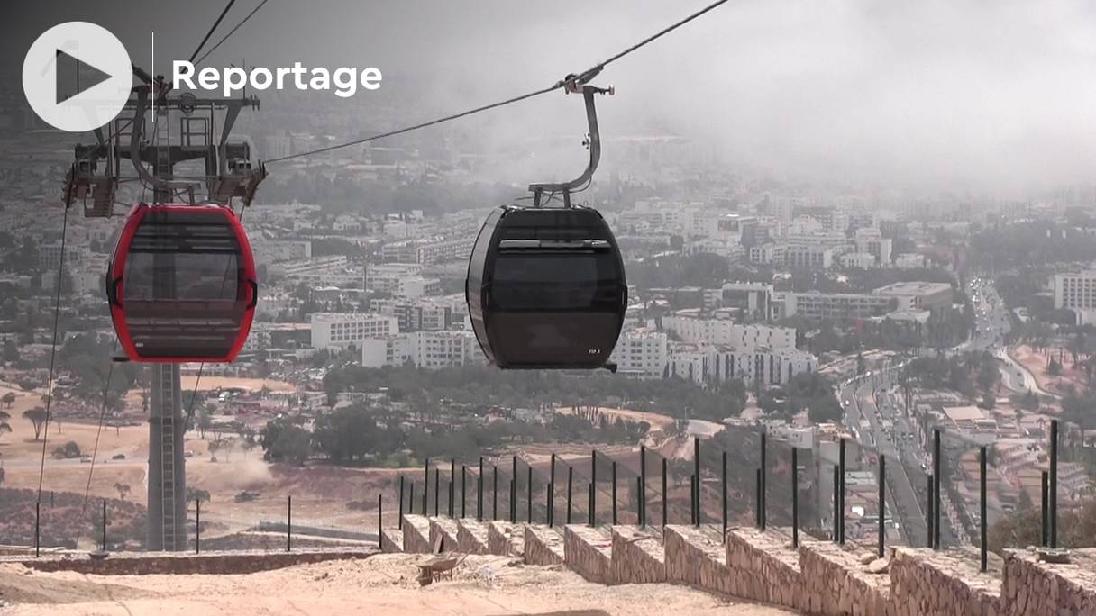 Le téléphérique d’Agadir est considéré comme l’un des projets touristiques phares de la ville. 
