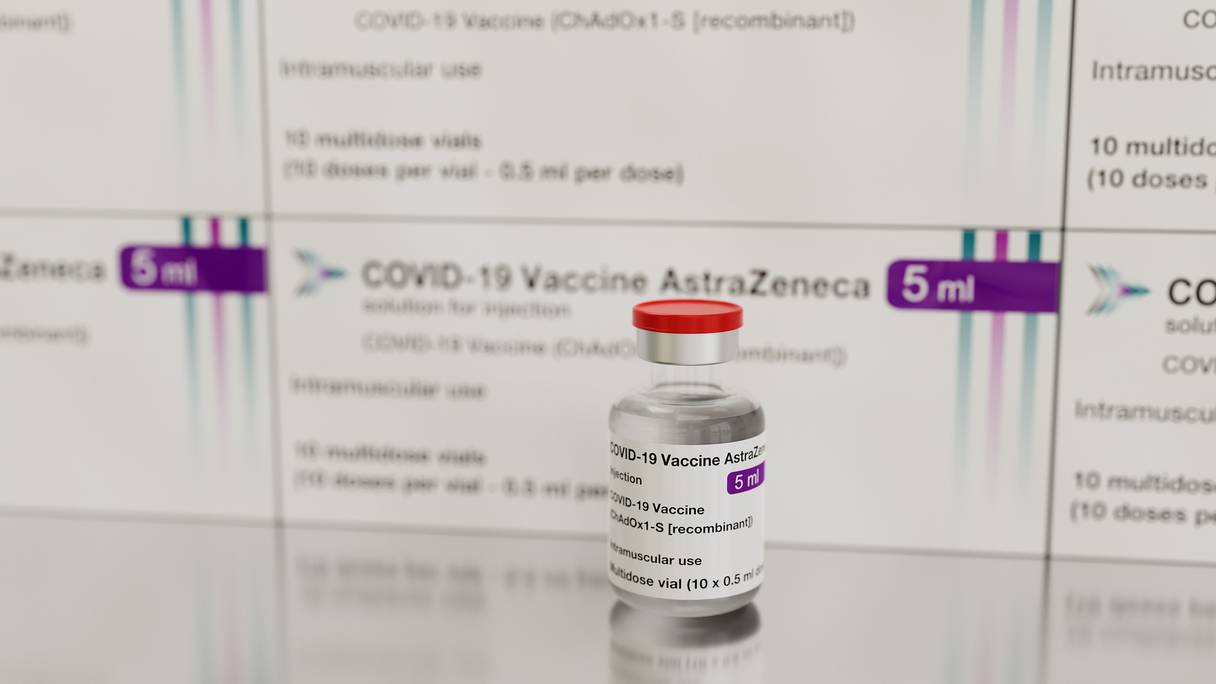 Un flocon du vaccin AstraZeneca (photo d'illustration).
