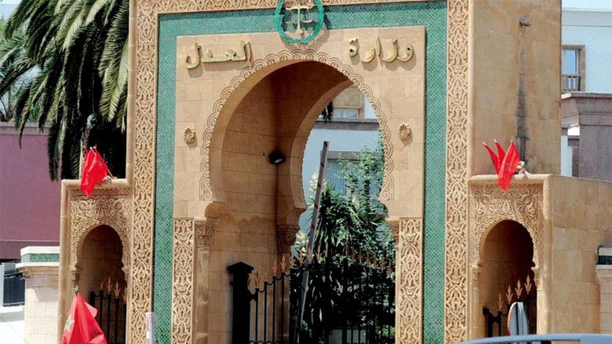 Le ministère de la Justice à Rabat.
