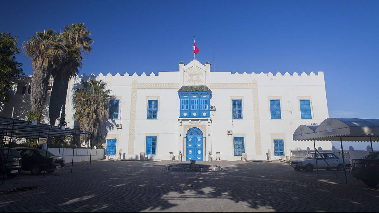 Le palais des Bey de Tunis à La Marsa en Tunisie.
