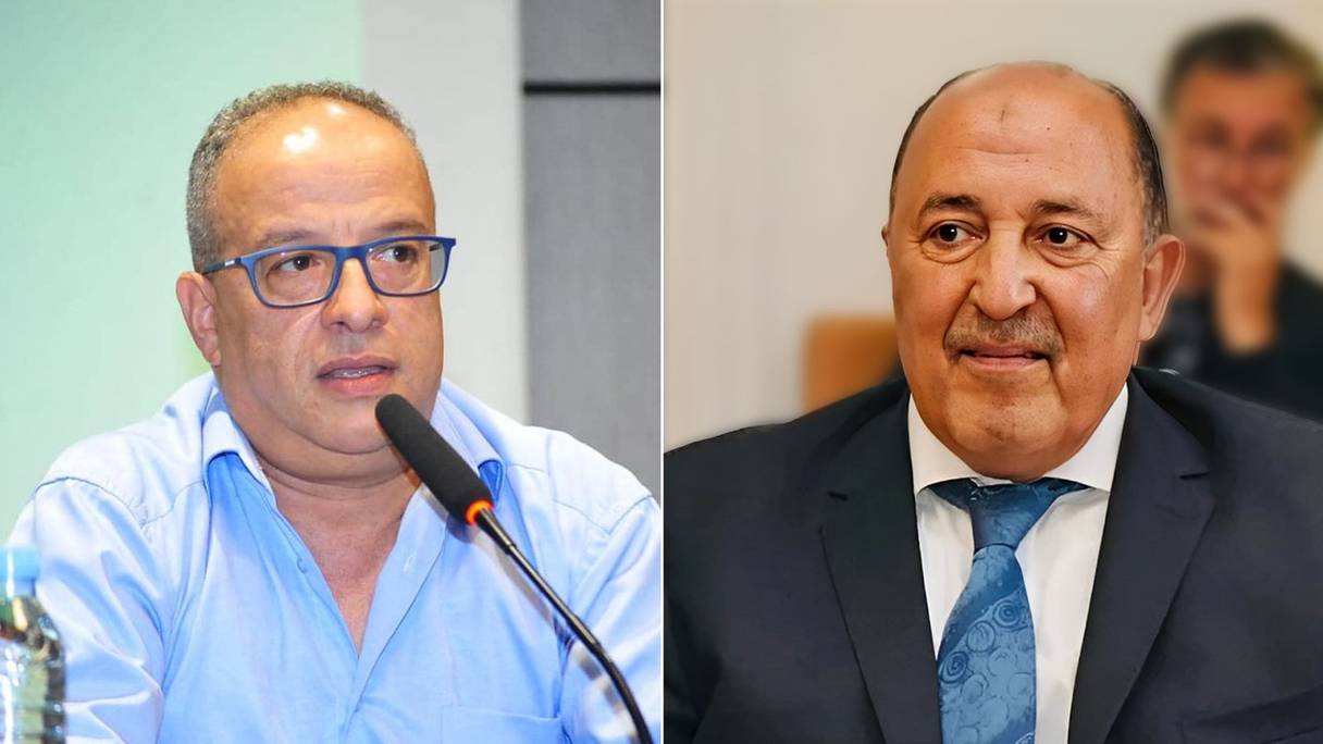L'homme d'affaires Aziz Badraoui et l'ancien parlementaire Mohamed Karimine.