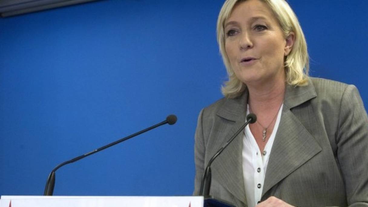 Marine Le Pen, chef du Front national.
