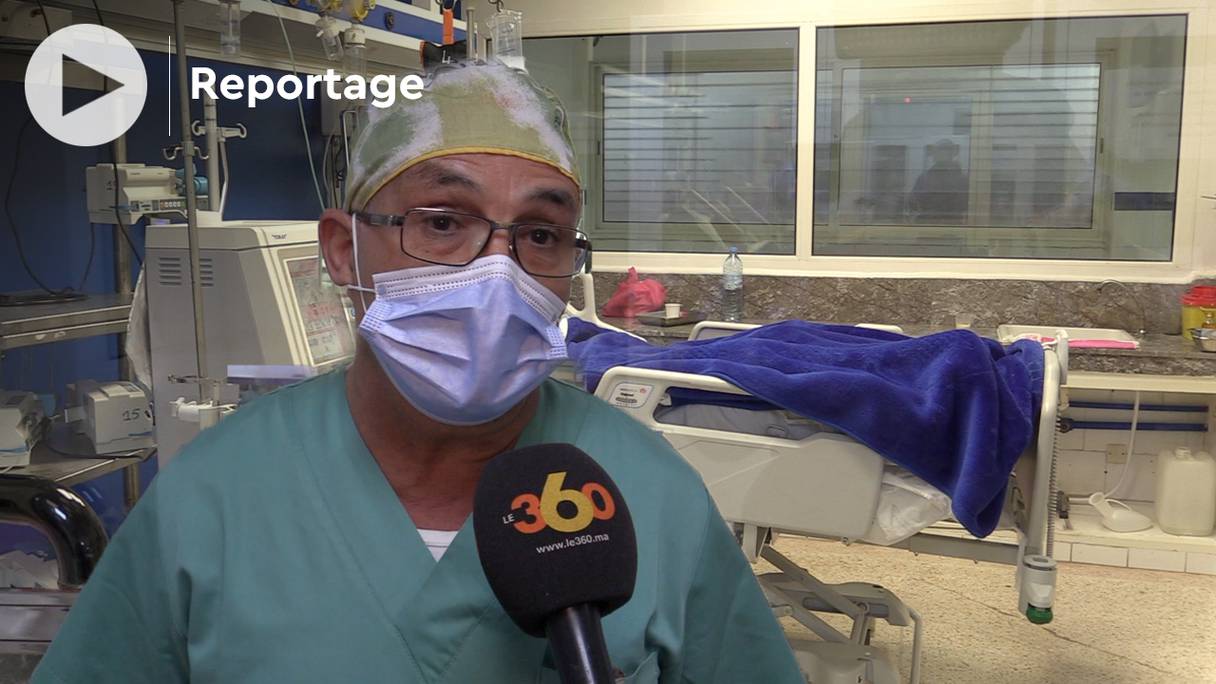 Le professeur Lahoucine Barrou dirige le service d’anesthésie et de réanimation du CHU Ibn Rochd à Casablanca.
