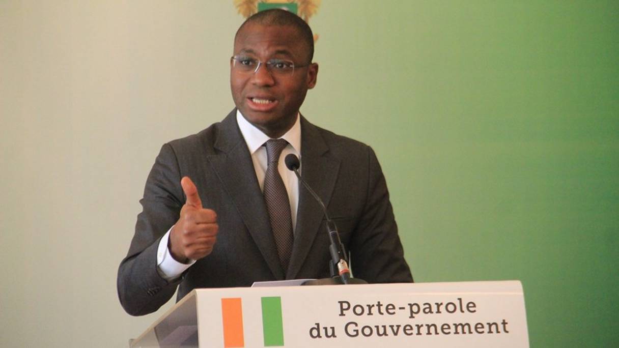 Sidi Tiémoko Touré, porte-parole du gouvernement ivoirien.
