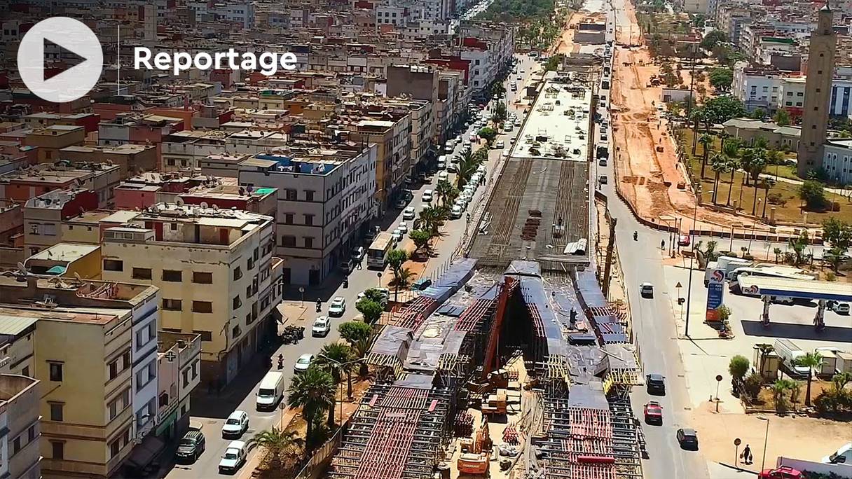 Le plus long pont urbain du Maroc devrait être livré à la fin de 2022.

