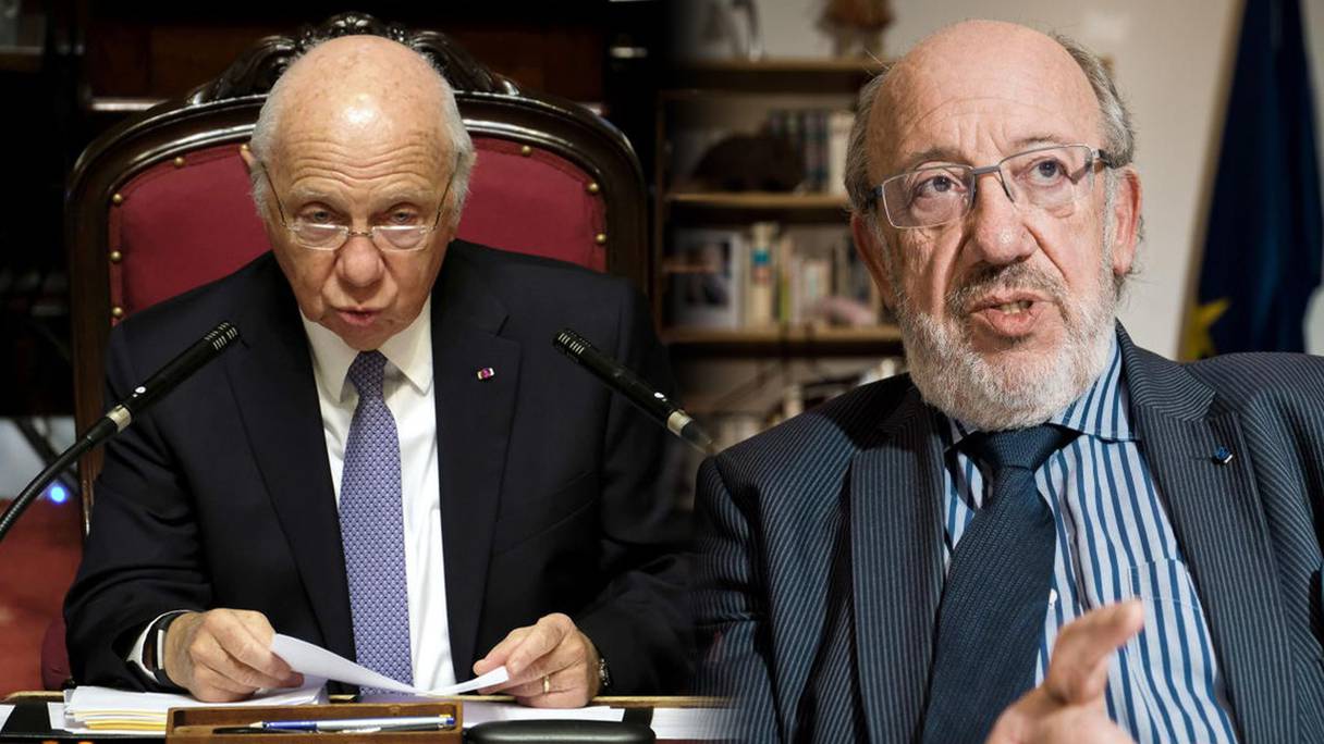 Jacques Brotchi, président honoraire du Sénat Belge, et Louis Michel, ministre d’Etat.
