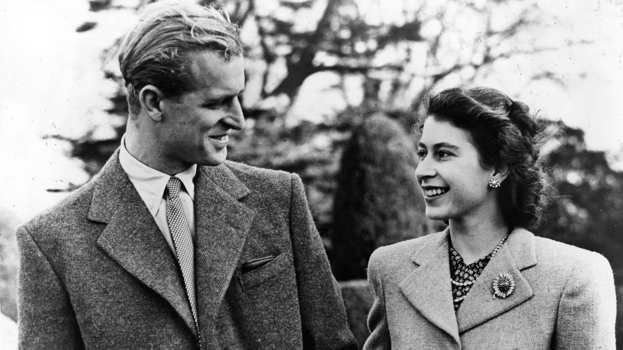 La reine Elizabeth II et son époux, le Duc d'Edimbourg.
