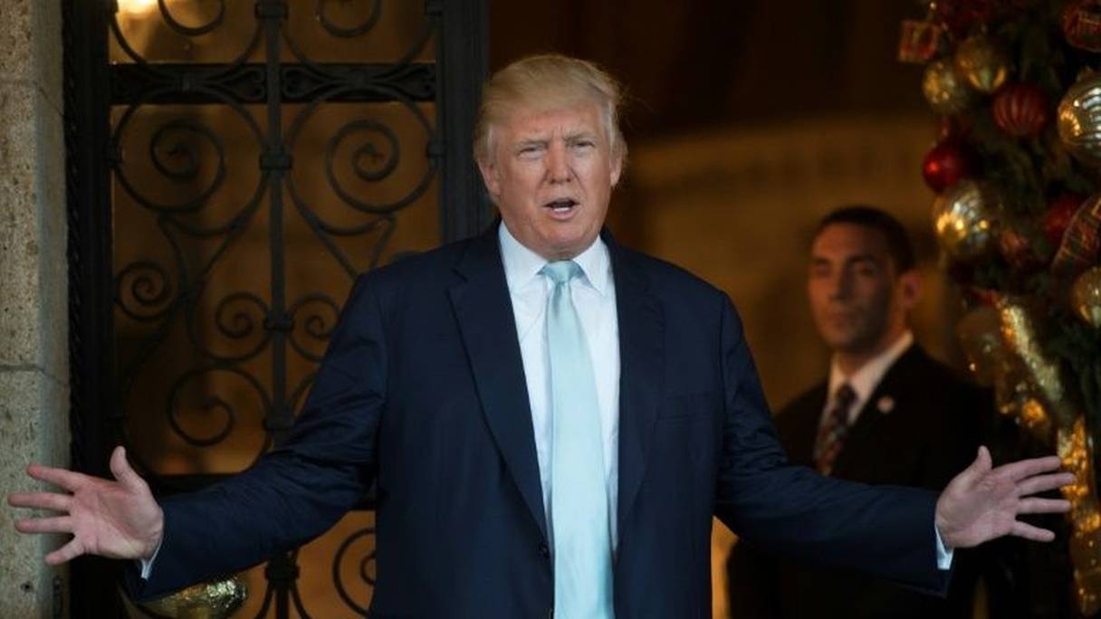 Donald Trump le 28 décembre à Palm Beach, Floride. 
