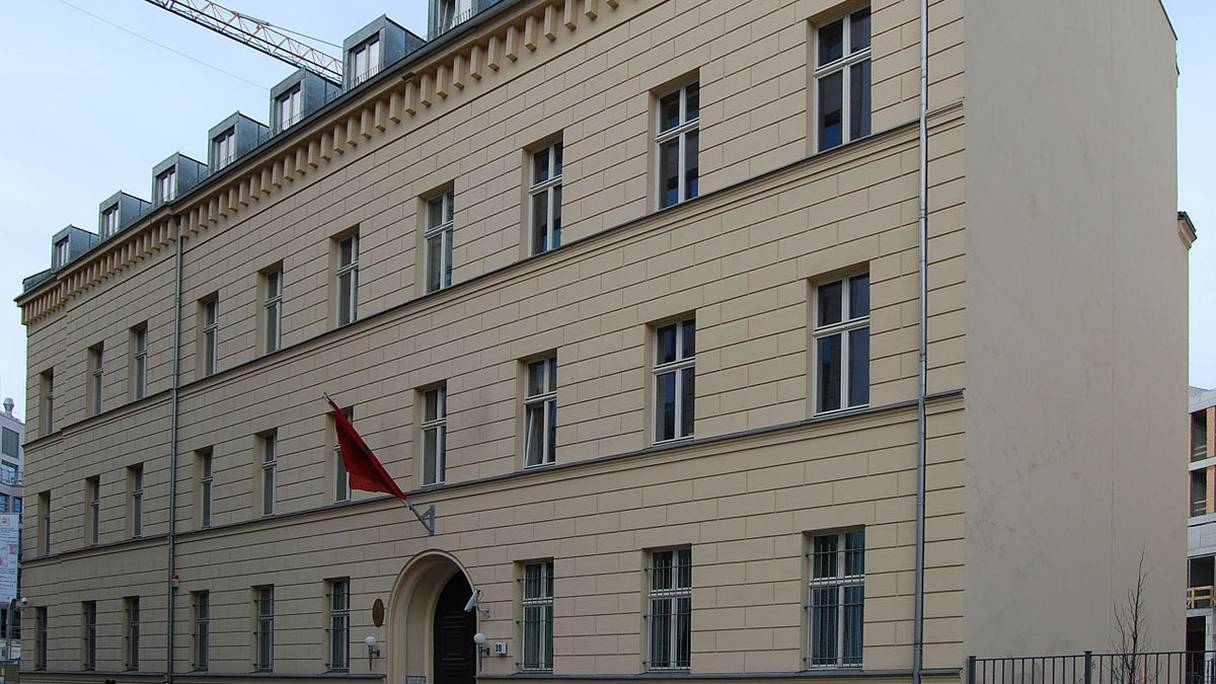L'ambassade du Maroc en Allemagne.
