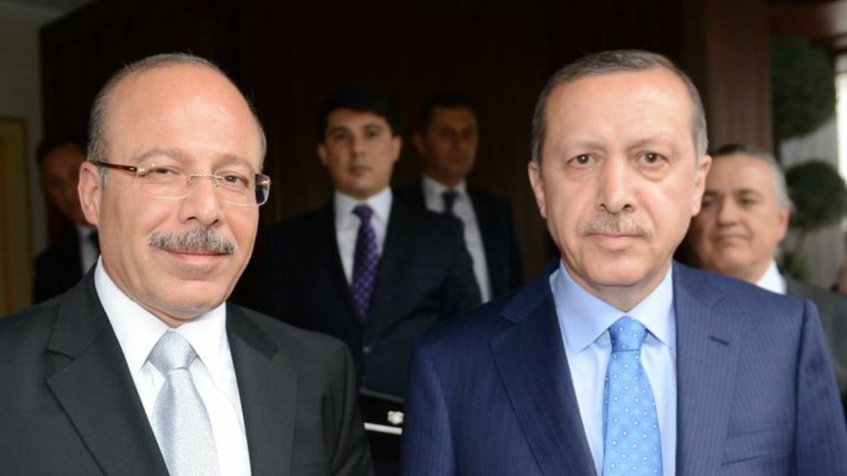 Ömer Faruk Doğan, ambassadeur de Turquie au Maroc avec le président turc Recep Tayyip Erdoğan.