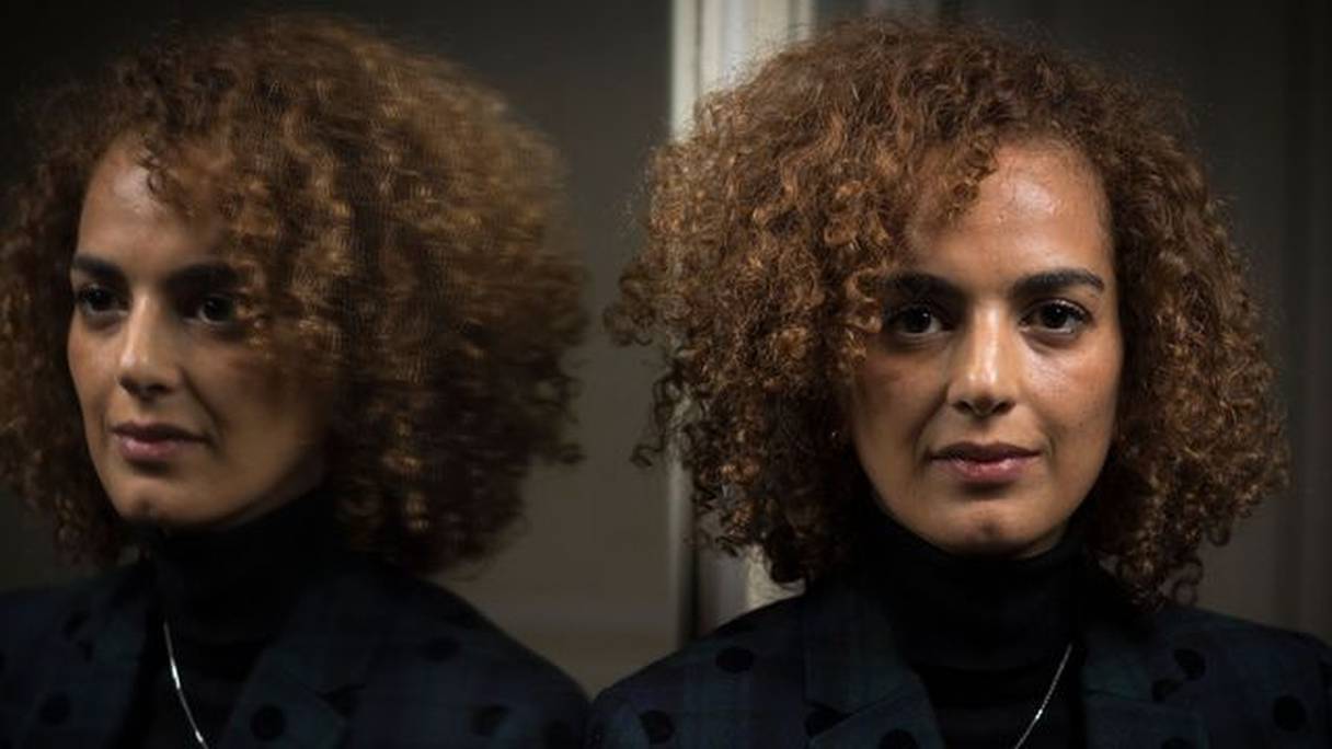 La romancière franco-marocaine Leïla Slimani, le 11 janvier 2018 à Paris.
