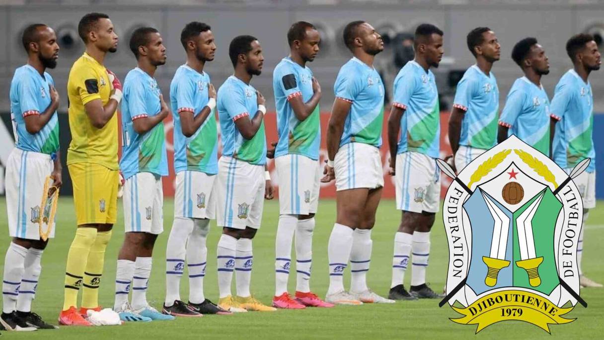 L'équipe nationale djiboutienne.

