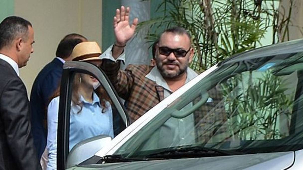 Le roi Mohammed VI en compagnie de la princesse Lalla Salma à La Havane.
