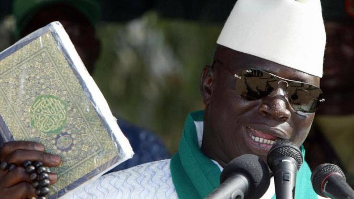 Yahya Jammeh, président de la Gambie 
