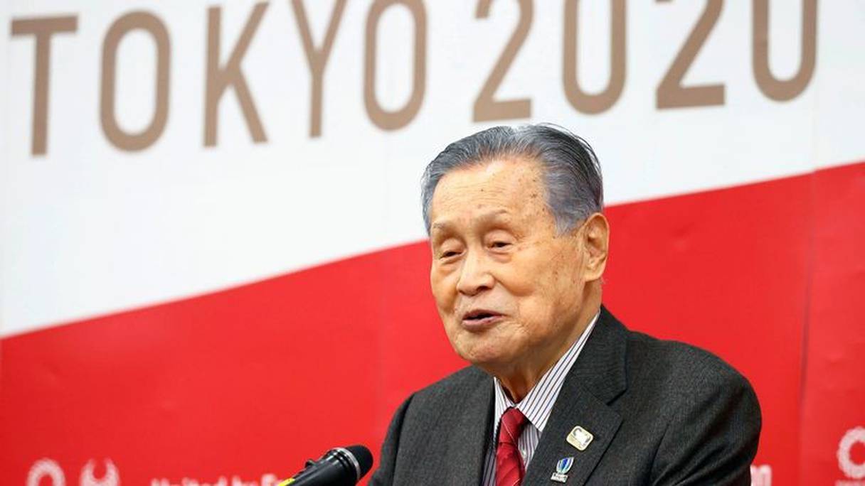Yoshiro Mori, désormais président du comité d'organisation des Jeux olympiques de Tokyo.
