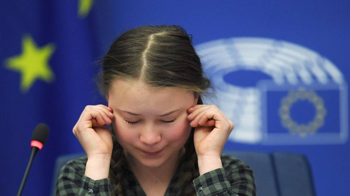 Greta Thunberg, 16 ans, est l'égérie de la lutte contre le réchauffement climatique.
