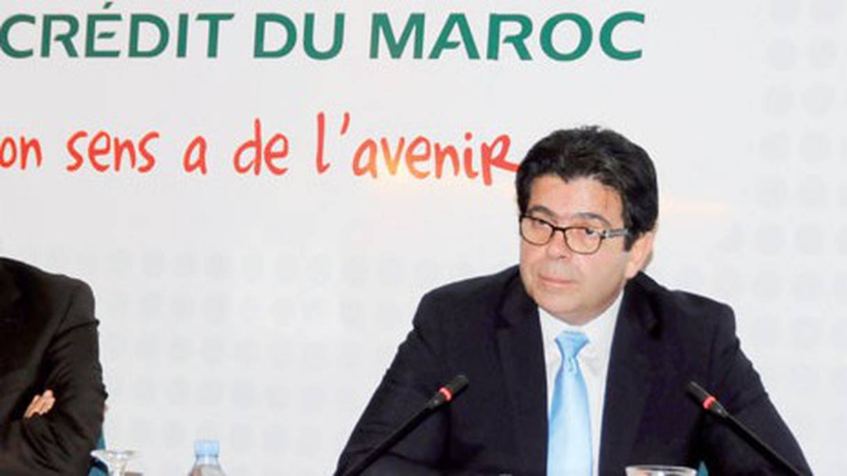 Baldomero Valverde, président du Directoire du Crédit du Maroc.
