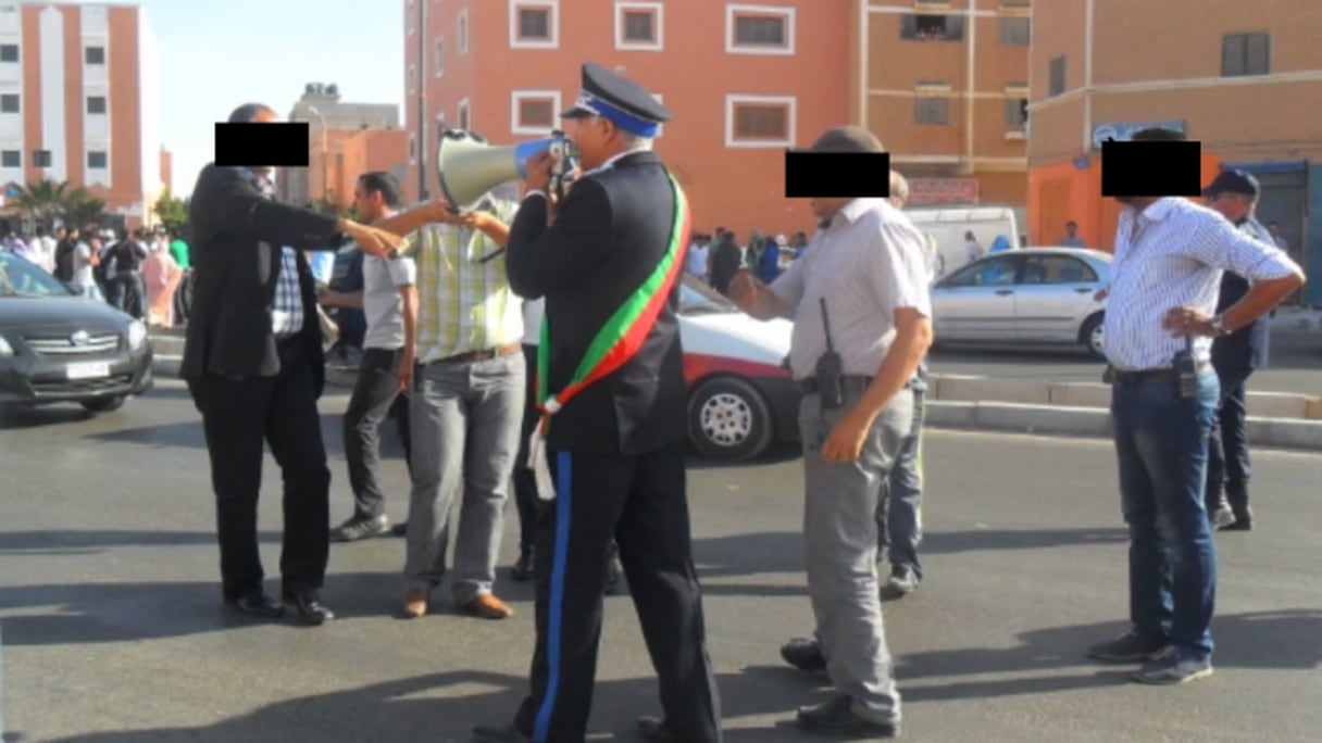 Les provocations anti-policières à Laâyoune sont légion. 
