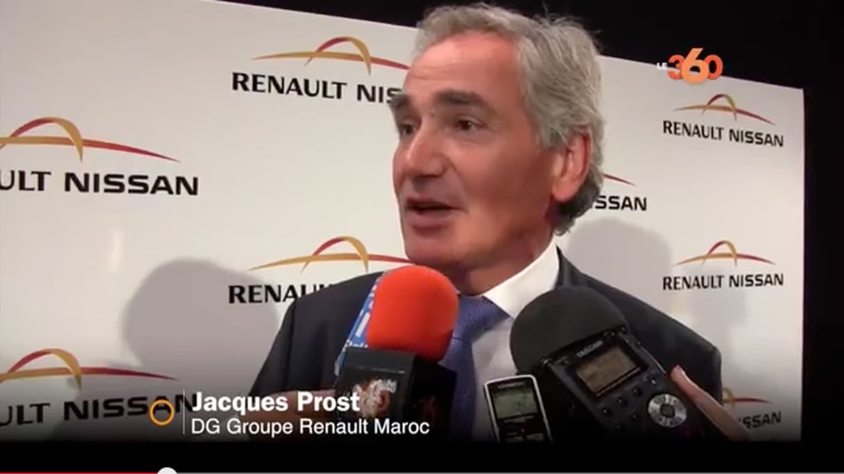 Jacques Prost, DG de Renault Maroc.
