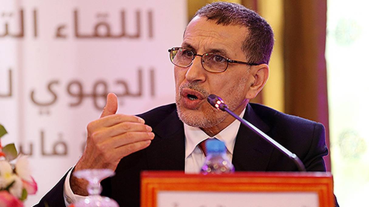 Saâd Eddine El Othmani, chef du gouvernement et secrétaire général du PJD.
