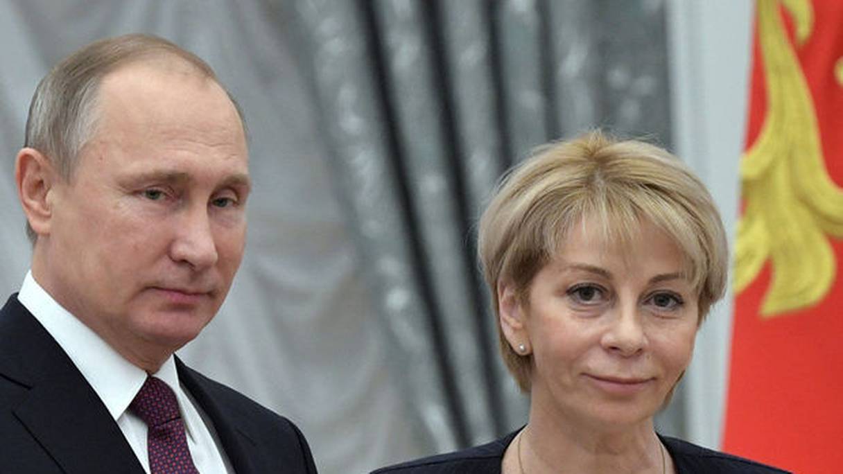 Vladimir Poutine et Elizavéta Glinka.
