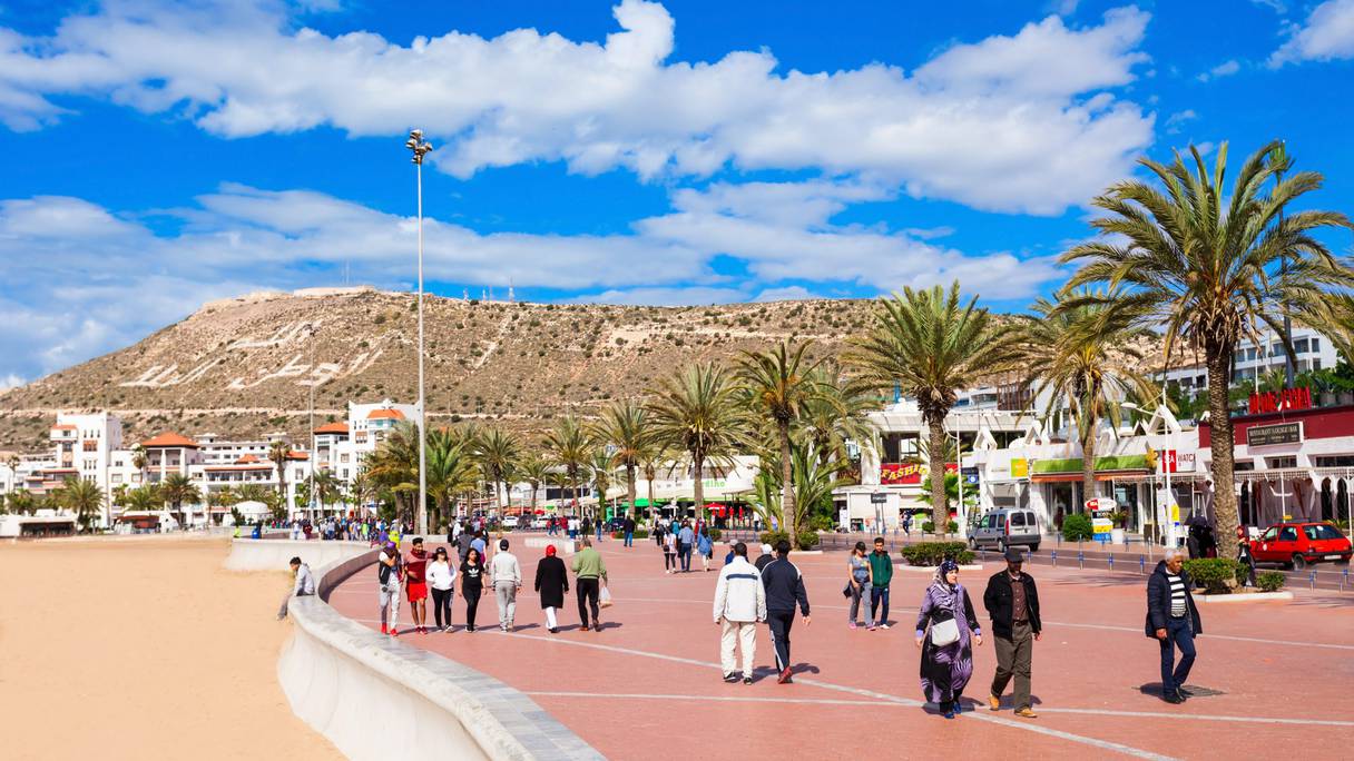La corniche d'Agadir