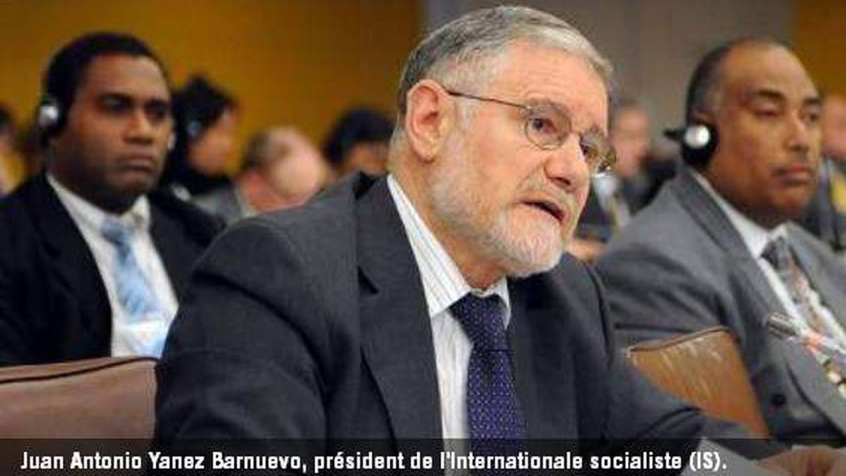 Juan Antonio Yanez, président de l'Internationale socialiste.
