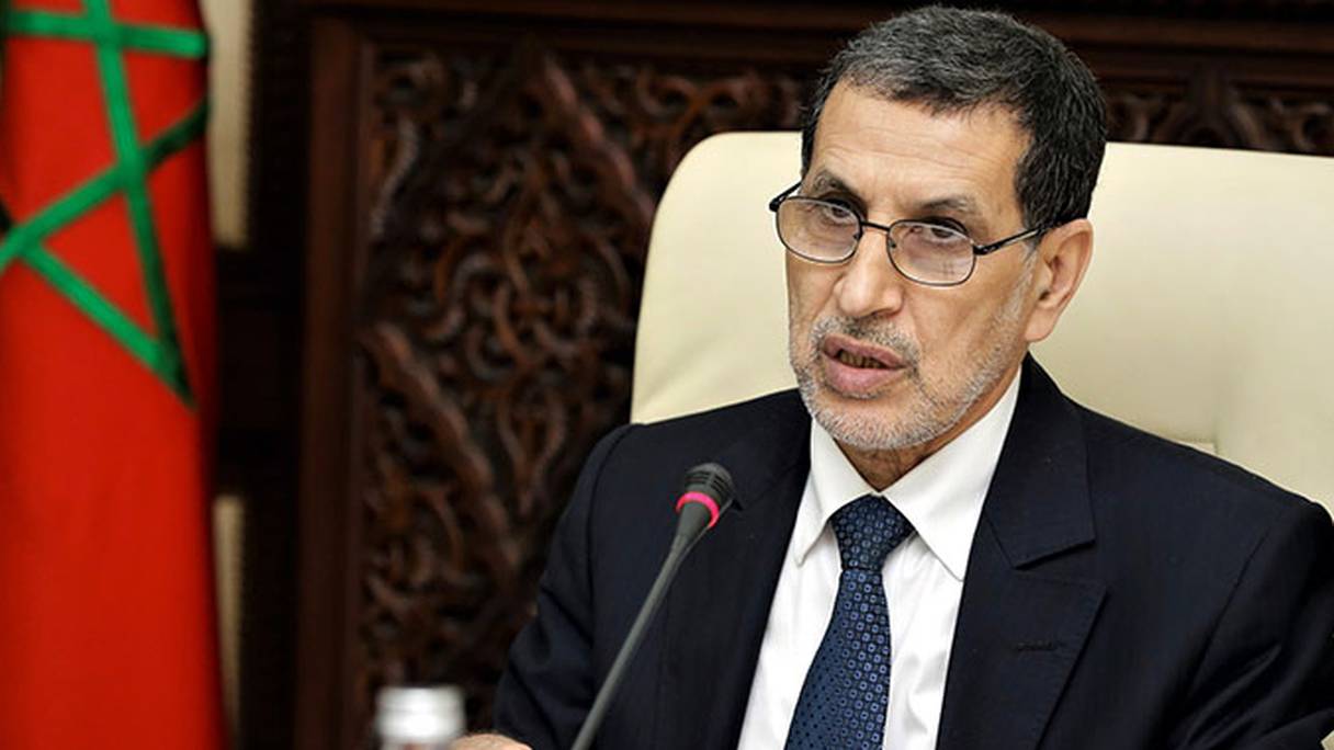 Le chef du gouvernement, Saâd-Eddine El Othmani.
